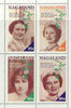 Nagaland 1985 Life & Times of HM Queen Mother perf sheetlet of 4 values (20c, 40c, 60c & 80c) unmounted mint