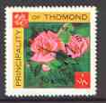 Thomond 1968 Roses 1/2d (Diamond shaped) opt'd 'Rockets towards Peace Achievement', unmounted mint*