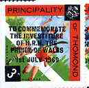 Thomond 1969 Hurling 3d (Diamond shaped) opt'd 'Investiture of Prince of Wales', unmounted mint*