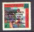 Thomond 1969 Humming Birds 6d (Diamond shaped) opt'd 'Investiture of Prince of Wales', unmounted mint*