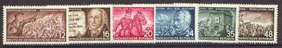 Germany - East 1953 German Patriots set of 6 unmounted mint, SG E146-51