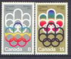 Canada 1973 Montreal Olympic Games (1st issue) set of 2, SG 762-63