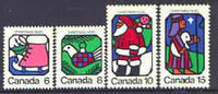 Canada 1973 Christmas set of 4, SG 764-67