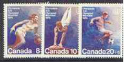 Canada 1976 Montreal Olympic Games (09th issue) set of 3 unmounted mint, SG 829-31