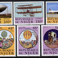 Niger Republic 1983 Manned Flight set of 6 unmounted mint, SG 926-31
