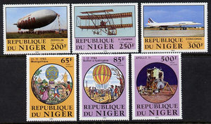 Niger Republic 1983 Manned Flight set of 6 unmounted mint, SG 926-31