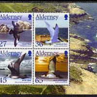 Guernsey - Alderney 2003 Migrating Birds (2nd series) Seabirds perf m/sheet unmounted mint, SG MSA216