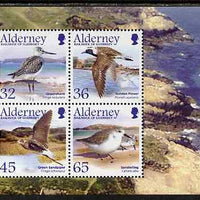 Guernsey - Alderney 2005 Migrating Birds (4th series) Waders perf m/sheet unmounted mint, SG MSA265