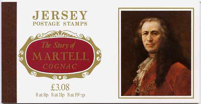 Jersey 1982 Martell Cognac £3.08 prestige booklet complete, SG B33