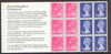 Great Britain 1972 Wedgwood bklt pane X851n (2.5p x 6 plus 3p x 6) 'Some Facts About Wedgwood'
