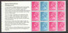 Great Britain 1972 Wedgwood bklt pane X841o (1/2p x 3 plus 2.5p x 9) 'Some Facts About Wedgwood'