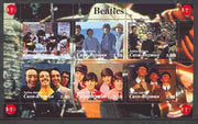 Sakha (Yakutia) Republic 2000 The Beatles perf sheetlet containing complete set of 6 values unmounted mint