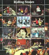Udmurtia Republic 2000 The Rolling Stones perf sheetlet containing complete set of 12 values unmounted mint