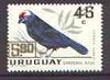 Uruguay 1967 Diademed Tanager 5p90 on 45c unmounted mint, SG 1343*