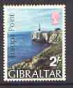 Gibraltar 1970 Europa Point (Lighthouse) unmounted mint with inverted watermark, SG 247a*