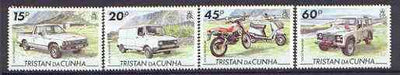 Tristan da Cunha 1995 Transport set of 4 unmounted mint, SG 576-79*