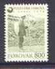 Faroe Islands 1976 Postman 800ore (from Post Office set) unmounted mint SG 22*