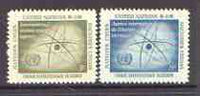 United Nations (NY) 1958 Int Atomic Energy Agency set of 2 unmounted mint, SG 59-60*