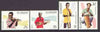 St Vincent 1985 Musical Instruments set of 4 opt'd SPECIMEN unmounted mint, as SG 905-8
