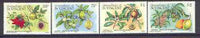 St Vincent - Grenadines 1985 Fruits & Blossoms set of 4 opt'd SPECIMEN unmounted mint, as SG 398-401