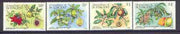 St Vincent - Grenadines 1985 Fruits & Blossoms set of 4 opt'd SPECIMEN unmounted mint, as SG 398-401