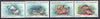 St Vincent - Grenadines 1984 Reef Fishes set of 4 opt'd SPECIMEN unmounted mint, as SG 287-90