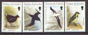 Tristan da Cunha 1996 Gough Island Birds set of 4 unmounted mint, SG 602-05*