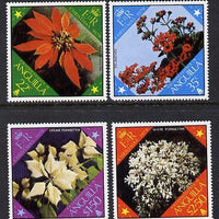Anguilla 1979 Christmas Flowers set of 4 (SG 379-82) unmounted mint
