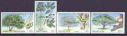St Lucia 1984 Forestry Resources set of 4 opt'd SPECIMEN, as SG 699-702 unmounted mint*