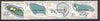 Kiribati 1984 Island Maps #3 set of 4 opt'd SPECIMEN, as SG 215-18 unmounted mint*