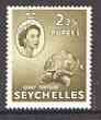 Seychelles 1954-61 Giant Tortoise 2r25 brown olive (from def set) unmounted mint, SG 186*