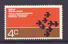 New Zealand 1972 10th Anniversary of Asian-Oceanic Postal Union 4c (from Anniversaries set of 5) unmounted mint SG 979