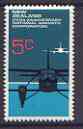 New Zealand 1972 25th Anniversary of National Airways Corp 5c (from Anniversaries set of 5) unmounted mint SG 980