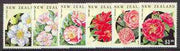 New Zealand 1992 Camellias set of 6 unmounted mint SG 1681-86
