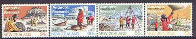 New Zealand 1984 Antarctic Research set of 4 unmounted mint SG 1327-30