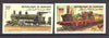 Djibouti 1985 locomotives set of two imperf from limited printing, unmounted mint as SG 951-952