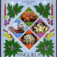 Anguilla 1979 Christmas Flowers m/sheet unmounted mint, SG MS 383