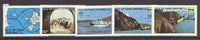 Guernsey-Sark 1980 set of 5 Carriage labels, fine unmounted mint (Rosen SS 4-8)