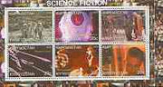 Kyrgyzstan 2000 The Cinema (Science Fiction Films) perf sheetlet containing set of 6 values unmounted mint