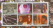 Kyrgyzstan 2000 The Cinema (Science Fiction Films) perf sheetlet containing set of 6 values unmounted mint