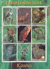 Kosova 2000 European Wildlife perf sheetlet containing set of 9 values unmounted mint
