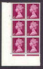 Great Britain 1967-70 Machin 6d cylinder block of 6 (Cyl 2 no dot) unmounted mint