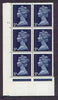Great Britain 1967-70 Machin 5d cylinder block of 6 (Cyl 10 dot) unmounted mint