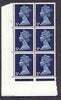 Great Britain 1967-70 Machin 5d cylinder block of 6 (Cyl 7 dot) unmounted mint