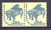 United States 1978 Grand Piano 8.4c unmounted mint coil pair, SG 1601