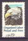 United States 1980 Organised Labour (Bald Eagle) unmounted mint SG 1804*