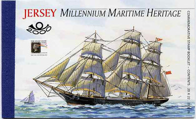 Jersey 2000 'The Stamp Show 2000' - Maritime Heritage prestige booklet complete, SG B58