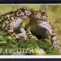 Staffa 1982 Frogs imperf souvenir sheet (£1 value) unmounted mint