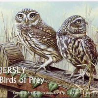 Jersey 2001 Birds of Prey £10.78 prestige booklet complete, SG B59