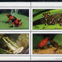 Eynhallow 1981 Frogs perf set of 4 values (10p to 75p) unmounted mint